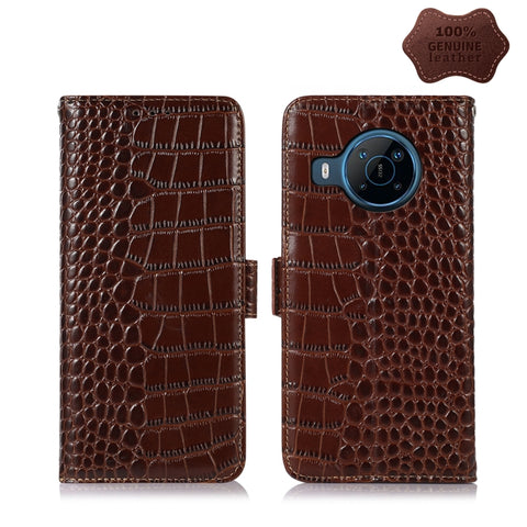 Crocodile Top Layer Cowhide Leather Phone Case, For Alcatel 1B 2022, For Nokia X100, For OPPO Reno7 4G Global/F21 Pro 4G, For Xiaomi Redmi 10A / 9C, For Samsung Galaxy F23 5G / M23, For Samsung Galaxy M33 5G, For Samsung Galaxy M53 5G, For Xiaomi 12 Pr...