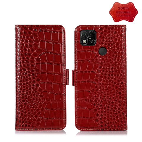 Crocodile Top Layer Cowhide Leather Phone Case, For Alcatel 1B 2022, For Nokia X100, For OPPO Reno7 4G Global/F21 Pro 4G, For Xiaomi Redmi 10A / 9C, For Samsung Galaxy F23 5G / M23, For Samsung Galaxy M33 5G, For Samsung Galaxy M53 5G, For Xiaomi 12 Pr...