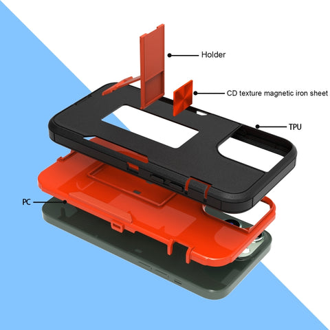 Magnetic Holder Phone Case, For iPhone 13 Pro Max, For iPhone XS / X, For iPhone XR, For iPhone XS Max