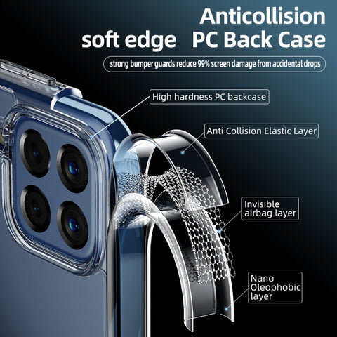 Ice Crystal PC + TPU Phone Case, For Samsung Galaxy M53, For Xiaomi Black Shark 5