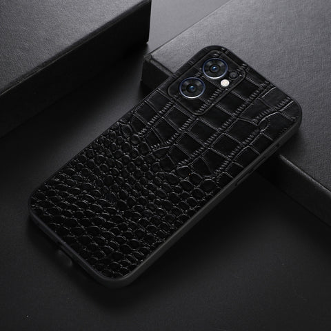 Crocodile Texture Genuine Leather Phone Case, For OPPO Reno7 5G International Version / Find X5 Lite, For OPPO Reno7 5G Chinese Version, For OPPO Reno7 Pro, For Sony Xperia 1 IV, For Samsung Galaxy M33 5G