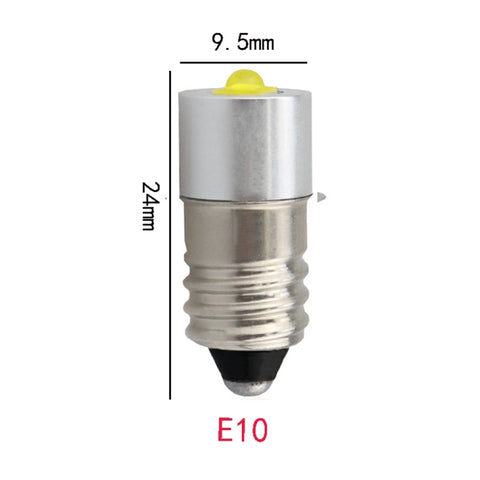 E10 3W 1 LED 3535 SMD 150-200 LM LED Flashlight, E10
