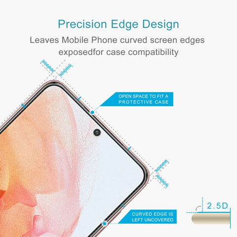 0.18mm 9H 2.5D Tempered Glass Fingerprint Unlock Film, For Samsung Galaxy S21 5G (1 PC), For Samsung Galaxy S21+ 5G (1 PC), For Samsung Galaxy S22 5G (1 PC), For Samsung Galaxy S22+ 5G (1 PC)