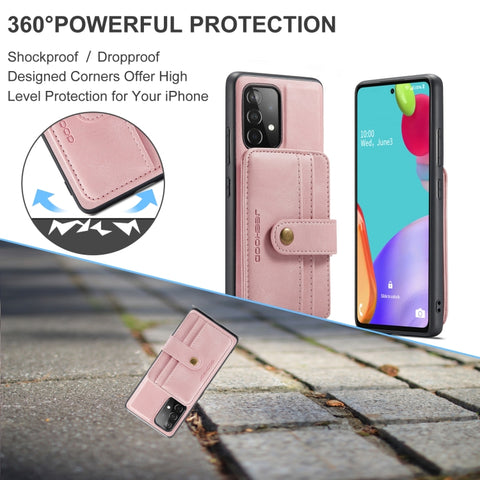 JEEHOOD RFID Blocking Anti-Theft Magnetic Phone Case, For Samsung Galaxy A33 5G