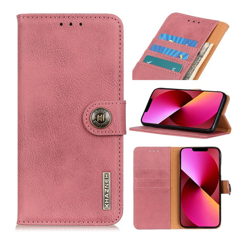 KHAZNEH Cowhide Texture Horizontal Flip Leather Phone Case, For iPhone 14, For iPhone 14 Plus, For iPhone 14 Pro, For iPhone 14 Pro Max