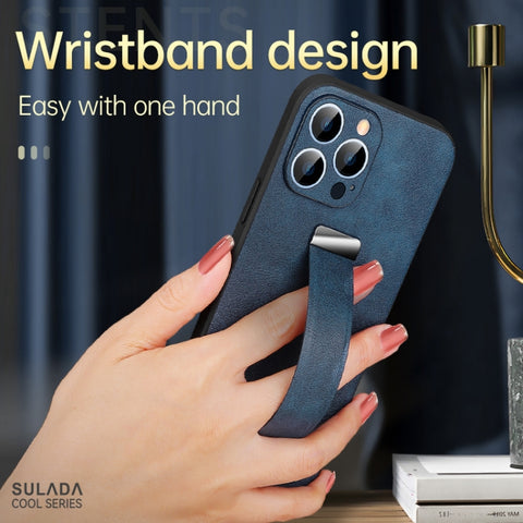 SULADA Cool Series PC + Leather Texture Skin Feel Shockproof Phone Case, For iPhone 13 Pro, For iPhone 13 Pro Max, For Samsung Galaxy S22+ 5G, For Samsung Galaxy S22 Ultra 5G
