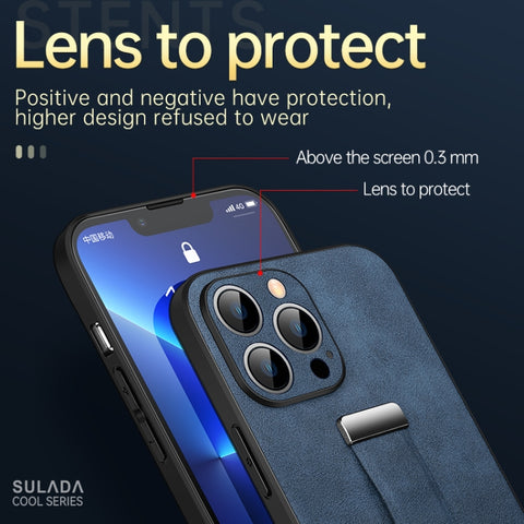 SULADA Cool Series PC + Leather Texture Skin Feel Shockproof Phone Case, For iPhone 13 Pro, For iPhone 13 Pro Max, For Samsung Galaxy S22+ 5G, For Samsung Galaxy S22 Ultra 5G