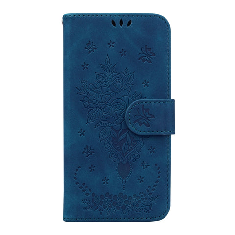 Butterfly Rose Embossed Leather Phone Case, For Samsung Galaxy A12 5G, For Samsung Galaxy A21s, For Samsung Galaxy A22 4G, For Samsung Galaxy A31, For Samsung Galaxy A32 4G, For Samsung Galaxy A32 5G, For Samsung Galaxy A42 5G