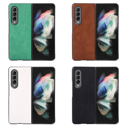 FaletteTexture PU+TPU+PC Shockproof Phone Case, For Samsung Galaxy Z Fold4
