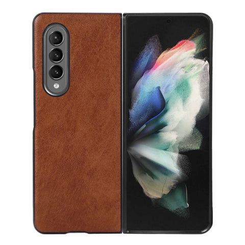 FaletteTexture PU+TPU+PC Shockproof Phone Case, For Samsung Galaxy Z Fold4