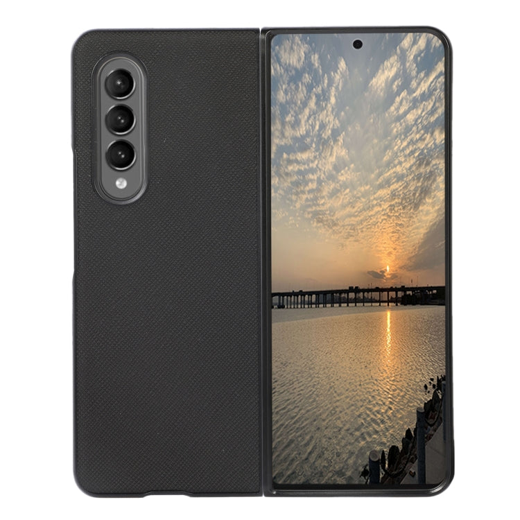 Cross Texture PU Leather Phone Case, For Samsung Galaxy Z Fold4