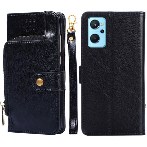 Zipper Bag Leather Phone Case, For OPPO Realme 9 Pro+/Realme 9 Pro Plus, For OPPO Realme 9 Pro+, For OPPO Realme?9i/A36?4G/A96?4G/K10?4G/A76?4G, For OPPO Realme C35, For OPPO Realme GT Neo 3, For OPPO Realme GT2 Pro, For OPPO Realme Narzo 50i          ...