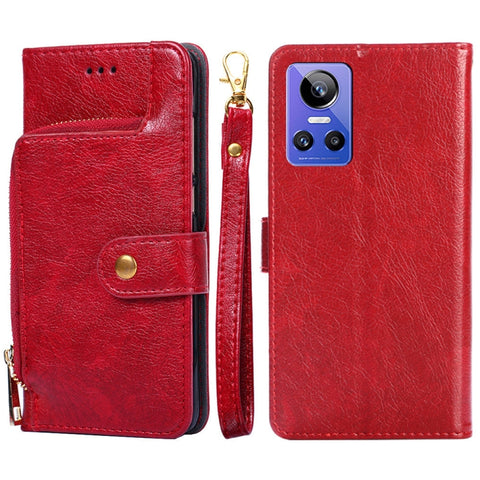 Zipper Bag Leather Phone Case, For OPPO Realme 9 Pro+/Realme 9 Pro Plus, For OPPO Realme 9 Pro+, For OPPO Realme?9i/A36?4G/A96?4G/K10?4G/A76?4G, For OPPO Realme C35, For OPPO Realme GT Neo 3, For OPPO Realme GT2 Pro, For OPPO Realme Narzo 50i          ...