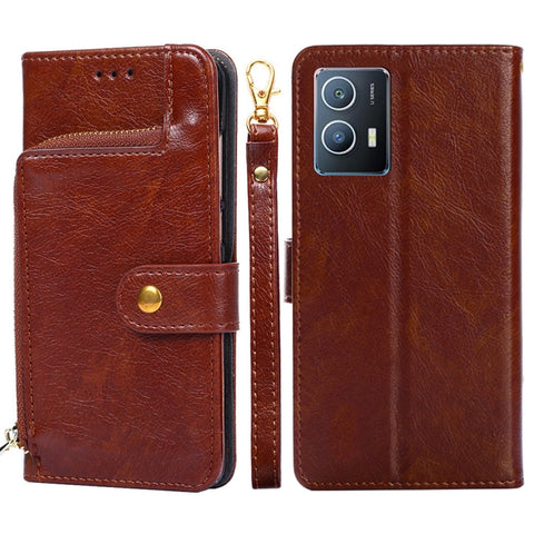 Zipper Bag Leather Phone Case, For OPPO Realme 9 Pro+/Realme 9 Pro Plus, For OPPO Realme 9 Pro+, For OPPO Realme?9i/A36?4G/A96?4G/K10?4G/A76?4G, For OPPO Realme C35, For OPPO Realme GT Neo 3, For OPPO Realme GT2 Pro, For OPPO Realme Narzo 50i          ...