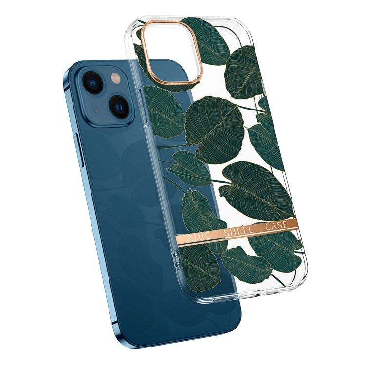 Translucent Electroplating Flower Phone Case, For iPhone 14, For iPhone 14 Pro, For iPhone 14 Plus, For iPhone 14 Pro Max