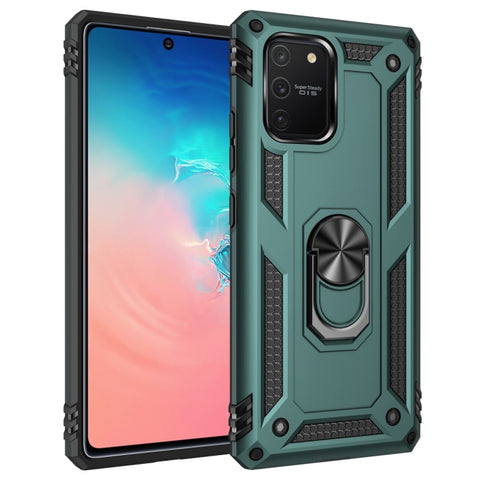 Shockproof TPU + PC Protective Case with 360 Degree Rotating Holder, For Galaxy A01, For Galaxy A81 / Note 10 Lite, For Galaxy A91 / S10 Lite