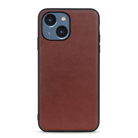 Lambskin Texture Genuine Leather Phone Case, For iPhone 14, For iPhone 14 Plus, For iPhone 14 Pro, For iPhone 14 Pro Max