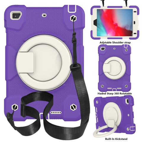 Silicone + PC Full Body Protection Tablet Case With Holder & Strap, For iPad mini 2021, For iPad mini 4 2015/mini 2019, For Samsung Galaxy Tab A 8.0 2019