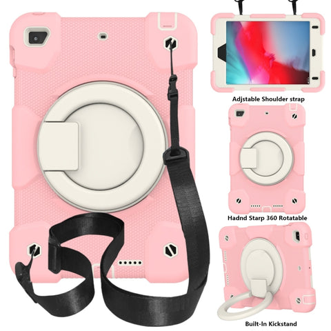 Silicone + PC Full Body Protection Tablet Case With Holder & Strap, For iPad mini 2021, For iPad mini 4 2015/mini 2019, For Samsung Galaxy Tab A 8.0 2019