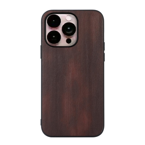 Yellow Cow Texture PU Phone Case, For iPhone 14 Plus, For iPhone 14 Pro Max, For iPhone 14 Pro, For iPhone 14