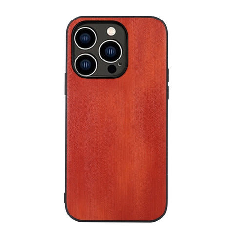 Yellow Cow Texture PU Phone Case, For iPhone 14 Plus, For iPhone 14 Pro Max, For iPhone 14 Pro, For iPhone 14