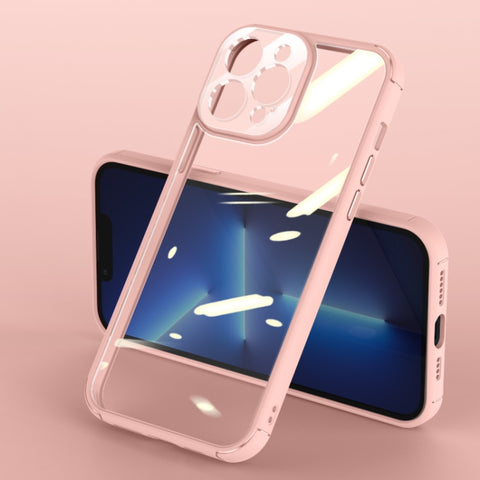 Soft Shield Acrylic Transparent PC Phone Case, For iPhone 13 Pro Max, For iPhone 13 Pro, For iPhone 13, For iPhone 12 Pro Max, For iPhone 12 Pro, For iPhone 12