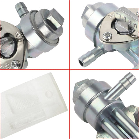 2 PCS Motorcycle Fuel Tap Valve Petcock Fuel Tank Gas Switch for Suzuki TM75, For Suzuki TM75