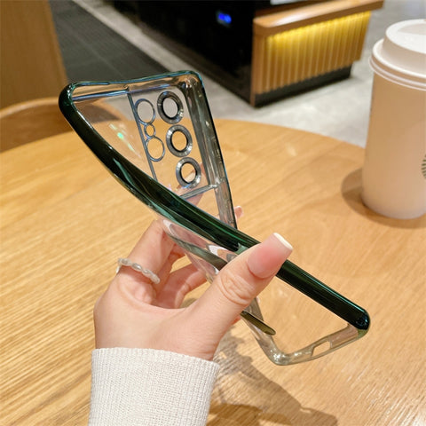 TPU Electroplated Magsafe Magnetic Phone Case, For Samsung Galaxy S22 Ultra 5G