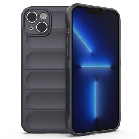 Magic Shield TPU + Flannel Phone Case, For iPhone 14, For iPhone 14 Pro, For iPhone 14 Plus