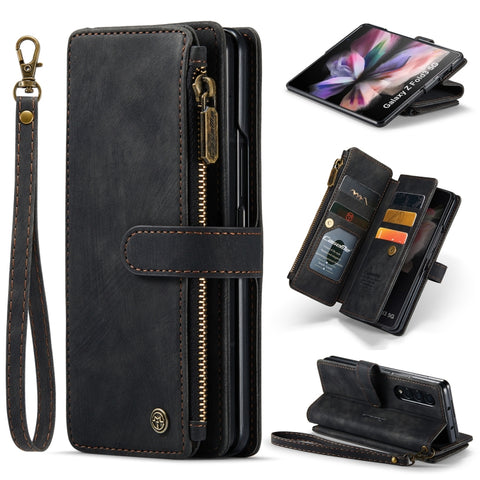 CaseMe C30 Multifunctional Phone Leather Phone Case, For Samsung Galaxy Z Fold3 5G