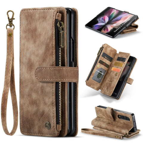 CaseMe C30 Multifunctional Phone Leather Phone Case, For Samsung Galaxy Z Fold3 5G
