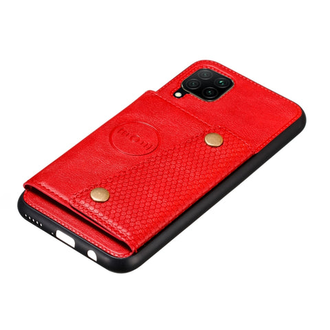 Double Buckle PU + TPU Shockproof Magnetic Phone Case, For Samsung Galaxy M32 4G