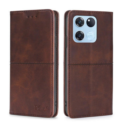 Cow Texture Magnetic Horizontal Flip Leather Phone Case, For OnePlus Ace Racing