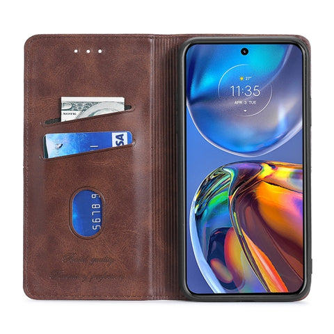 Cow Texture Magnetic Horizontal Flip Leather Phone Case, For OnePlus Ace Racing