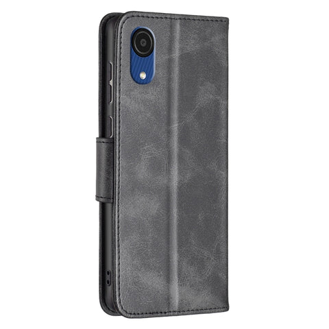 Retro Lambskin Texture Leather Phone Case, For Samsung Galaxy A03 Core