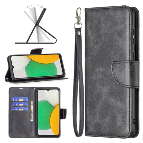 Retro Lambskin Texture Leather Phone Case, For Samsung Galaxy A03 Core