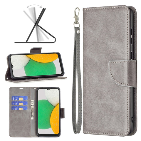Retro Lambskin Texture Leather Phone Case, For Samsung Galaxy A03 Core