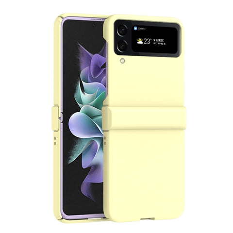 Macaron Three-piece Set Phone Case, For Samsung Galaxy Z Flip4