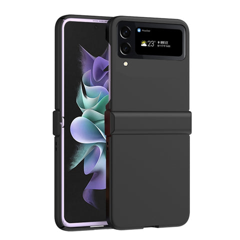 Macaron Three-piece Set Phone Case, For Samsung Galaxy Z Flip4