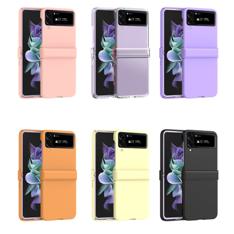 Macaron Three-piece Set Phone Case, For Samsung Galaxy Z Flip4