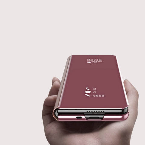 Horizontal Flip Mirror Shockproof Phone Case, For Samsung Galaxy Z Fold4