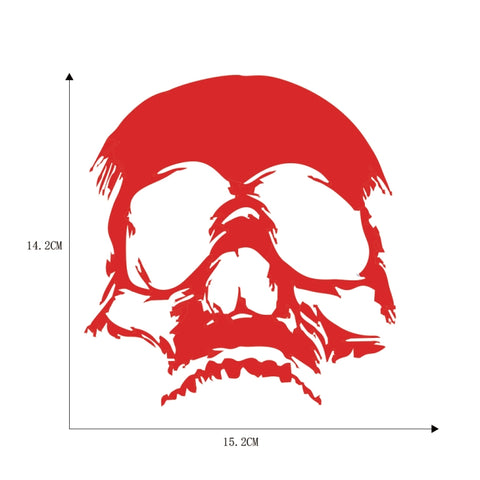 D-774 Evil Skull Pattern Car Modified Decorative Sticker, D-774