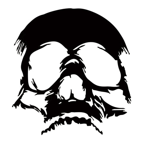 D-774 Evil Skull Pattern Car Modified Decorative Sticker, D-774