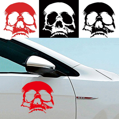 D-774 Evil Skull Pattern Car Modified Decorative Sticker, D-774
