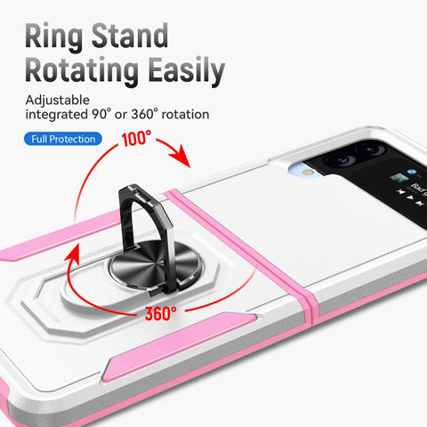 Pioneer Armor PC + TPU Phone Case with Holder, For Samsung Galaxy Z Flip4