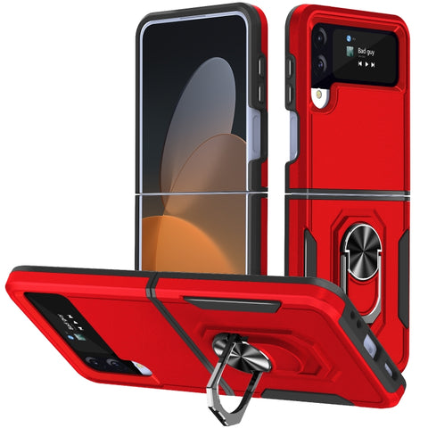 Pioneer Armor PC + TPU Phone Case with Holder, For Samsung Galaxy Z Flip4