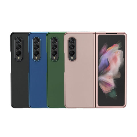 Plating Leather Phone Case, For Samsung Galaxy Z Fold4
