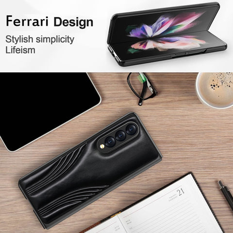 Embossed Folding Phone Case, For Samsung Galaxy Z Fold4
