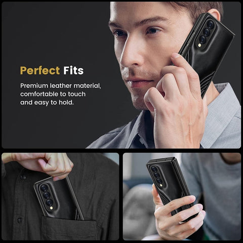 Embossed Folding Phone Case, For Samsung Galaxy Z Fold4