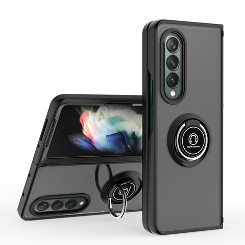 Q Shadow 1 Series TPU + PC Holder Phone Case, For Samsung Galaxy Z Fold4